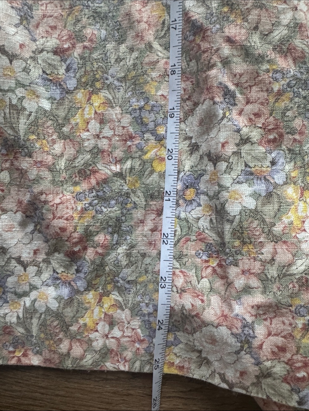Floral-Print Beige Blazer - Women's Tailored Jacket - Picture 7 of 9